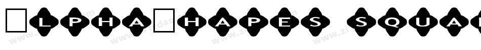 AlphaShapes squares字体转换